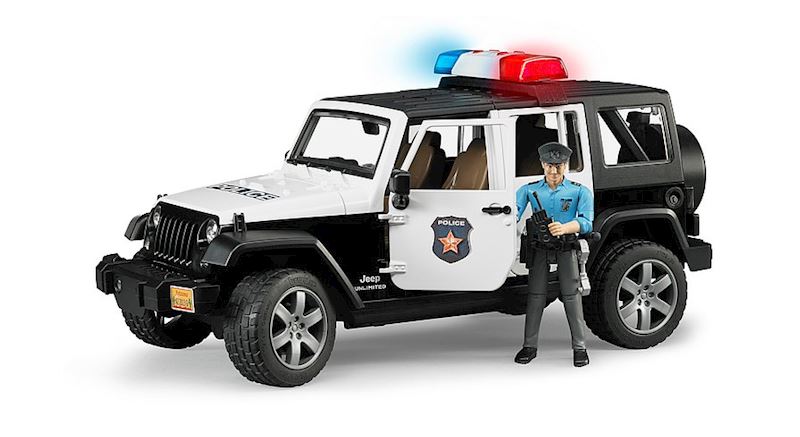 BRUDER Jeep Wrangler Unlimited Rubicon Polizeifahrzeug, L&S