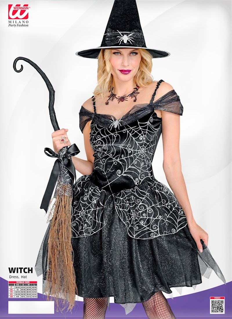 Kostüm Hexe Grösse S Kleid und Hut