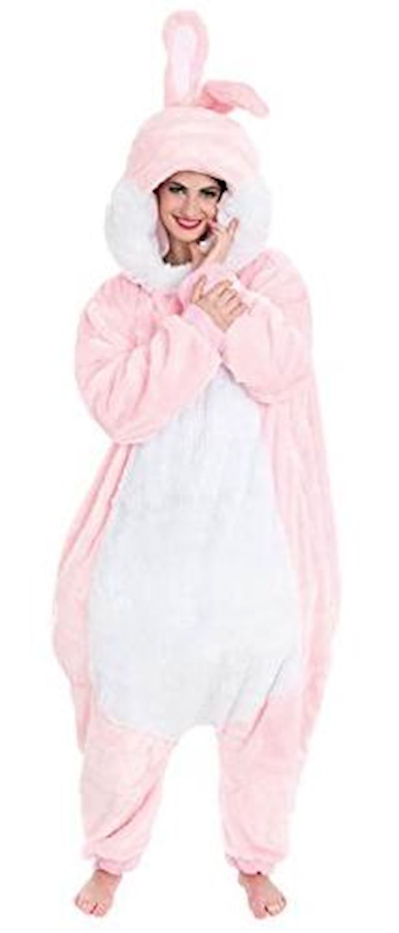 Kostüm Hase rosa 164 cm 