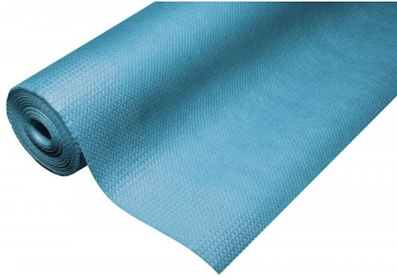 Papier Tischtuch mit Prägung blau türkis 20mx120 cm