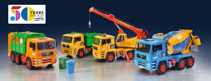 BRUDER MAN TGA 50 Years Assortiment anniversaire