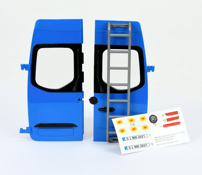 BRUDER Ersatzteil Hecktüren MB Sprinter Camper