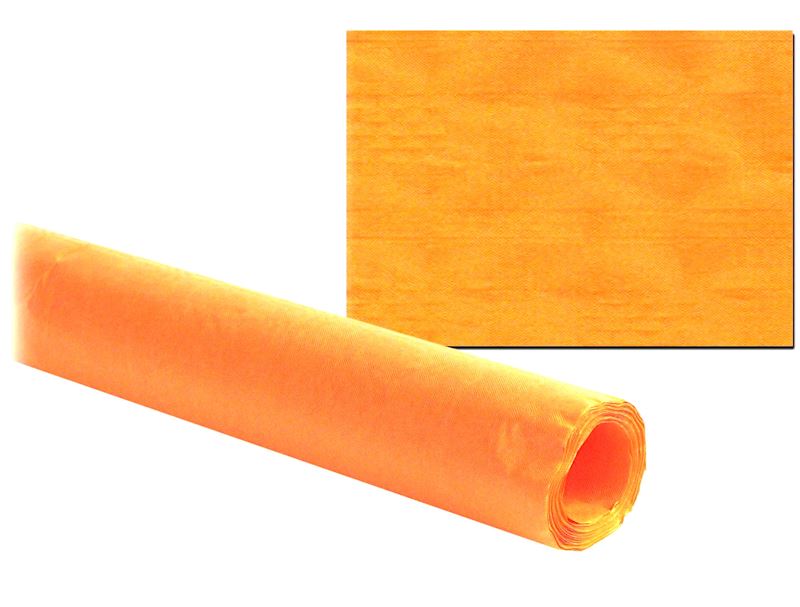 Rouleau de damas pour la table orange, 8 mx1x