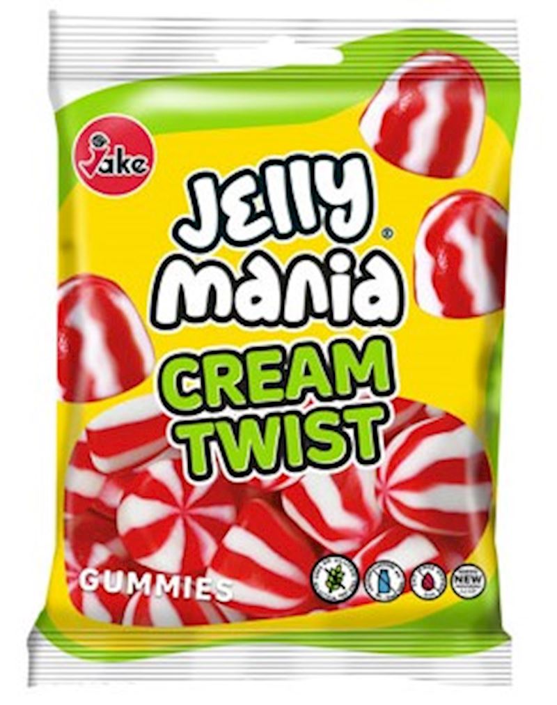 Jake Jellymania Cream Twist 100 g dans un sac