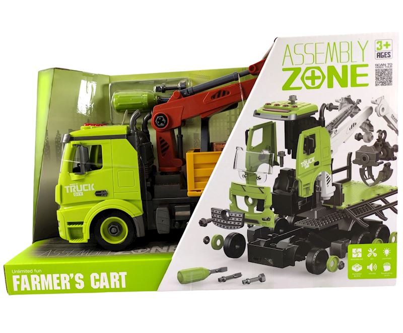 Kran-LKW mit Ladung 30 cm mit Sound & Licht