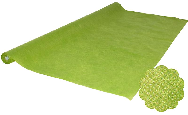 Tischtuchrolle grün Vlies 5 m x 1.2 m
