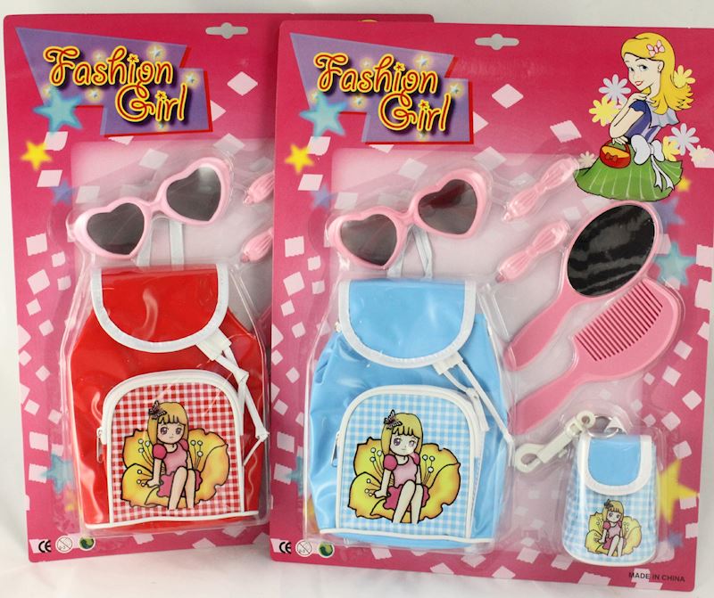 Set de beauté Fashion Girl avec Sac à dos etc. 2 couleurs ass.