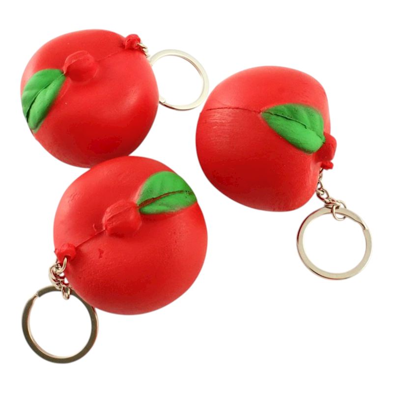 Porte cles Super Soft Emoji, 8cm, jaune