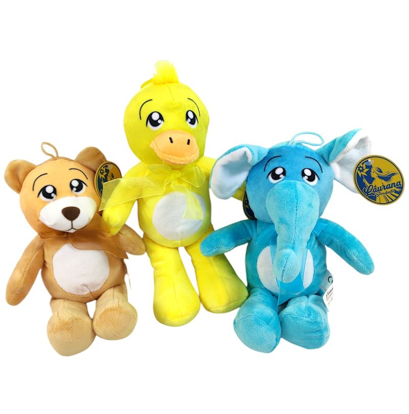 Plüsch Tiere 20/30 cm 3 sort.