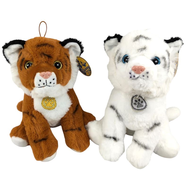 Plüsch Tiger 25 cm 2 Farben sort.