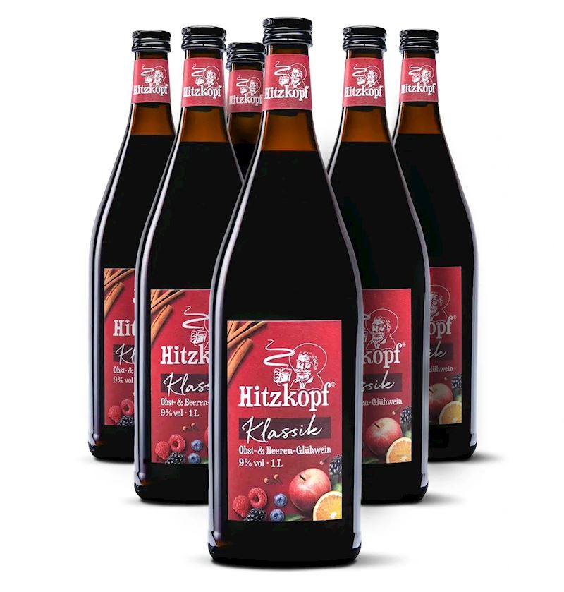 Hitzkopf Klassik Obst-und Beerenglühwein 1 Liter