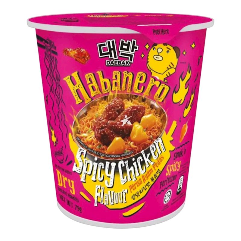 Daebak Habanero Spicy Chicken Noodles 79 g