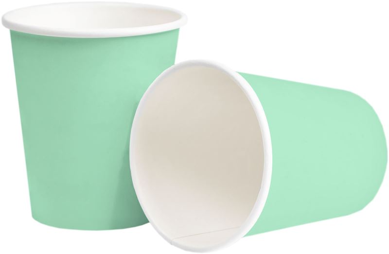 Gobelet de fête vert menthe 0.25 l 10p