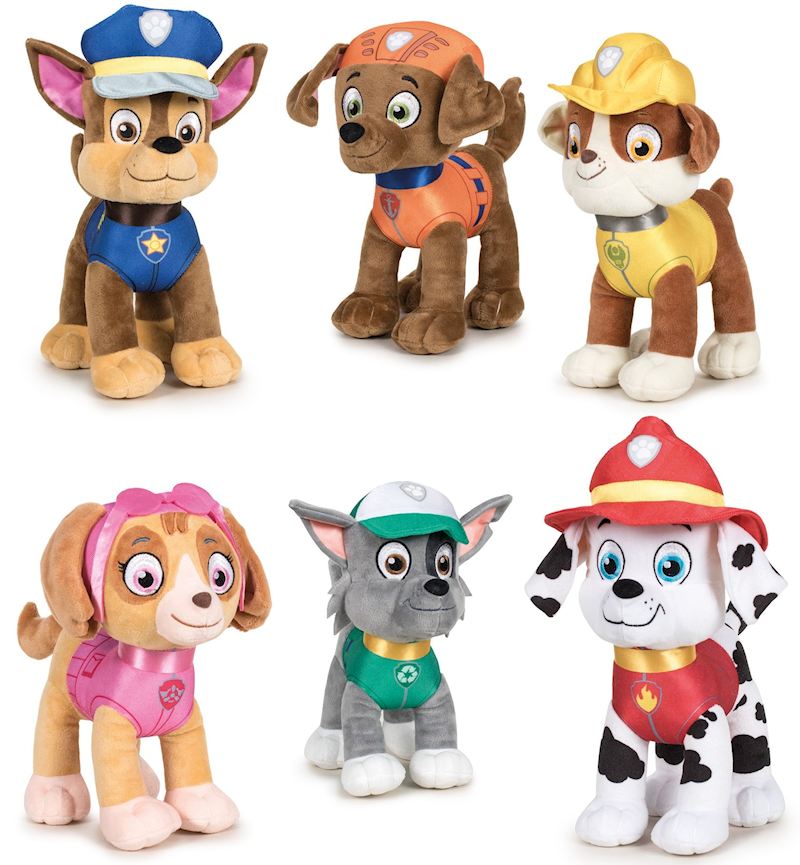 Plüsch Paw Patrol 27 cm 6 sort.