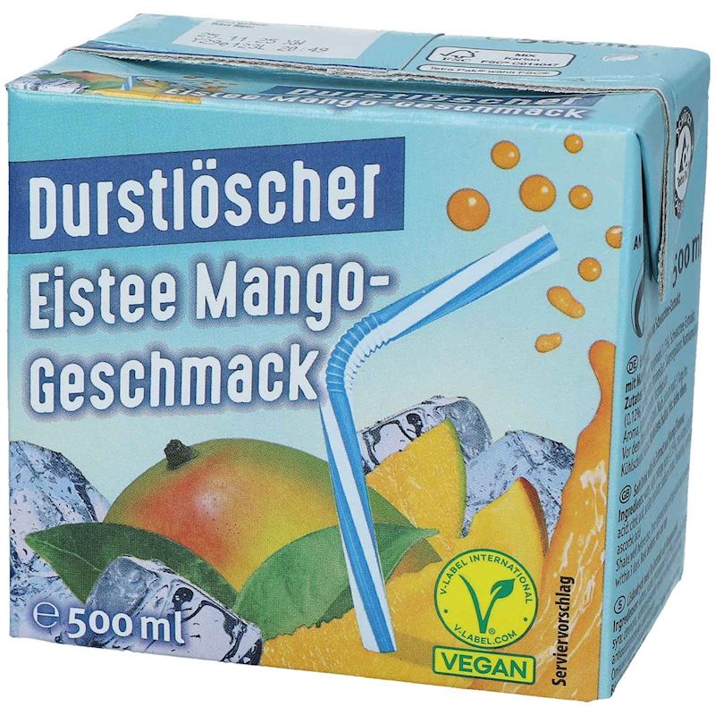 Durstlöscher Eistee Mango 500 ml
