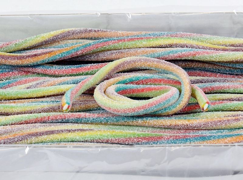 Mega Kabel Lakritze Tornado sauer gefüllt 60 cm