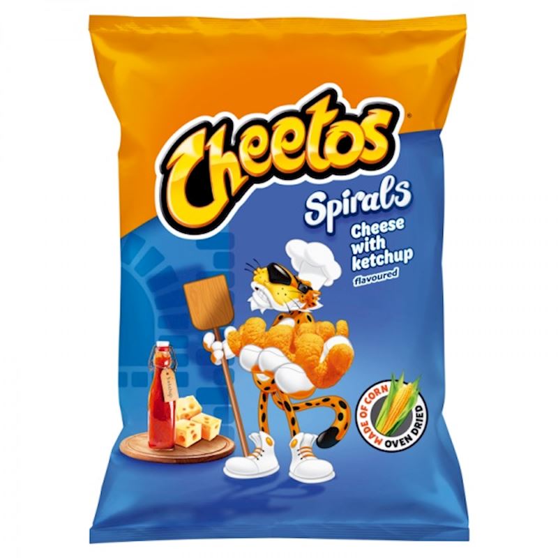 Cheetos Spirals Ketchup and Cheese 130 g