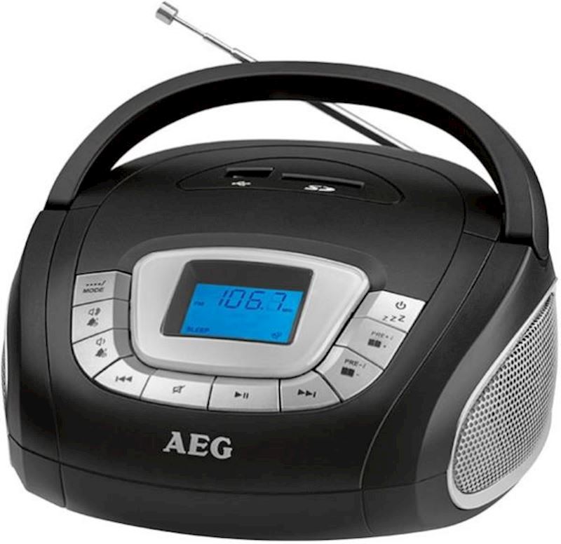 AEG Stereo Radio SR 4373 SD USB schwarz