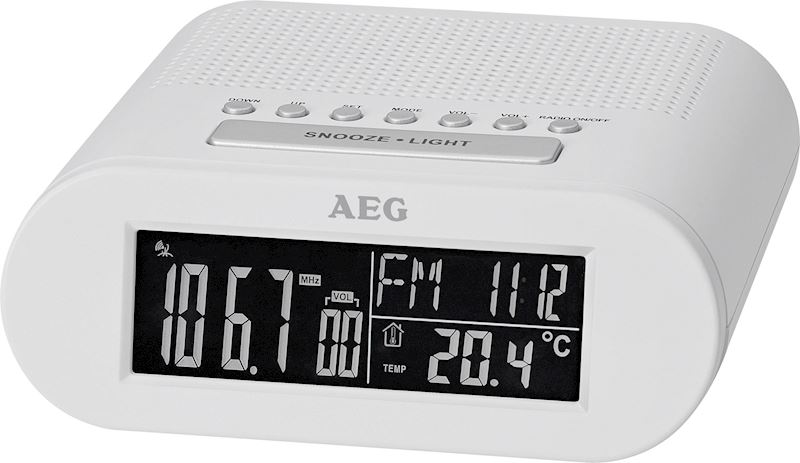 AEG Radio avec montre blanc