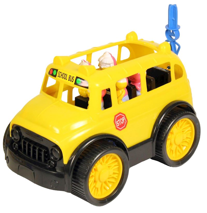 Stossfigur Schulbus mit Stab dick ohne Bonbons