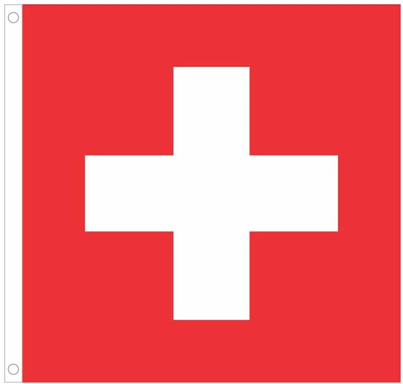 Flagge Schweiz 150 cm x 150 cm mit Ösen