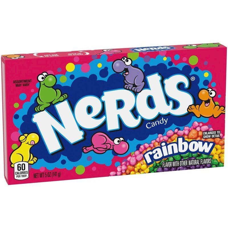 Nerds Box Rainbow Candy 141 g Mini-Dragees