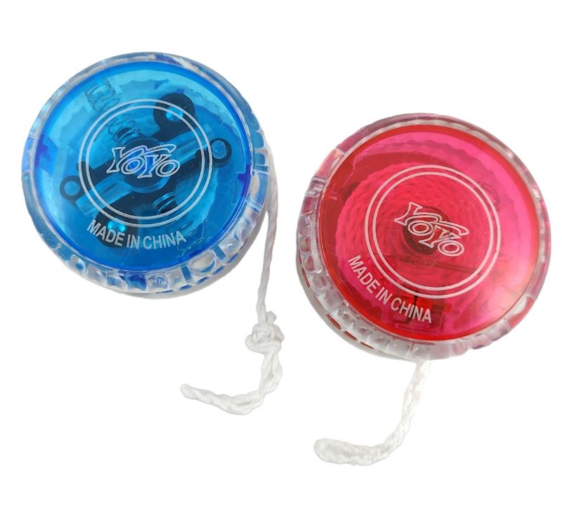 Yo-yo avec lumière 2 ass. pile incluse 32g