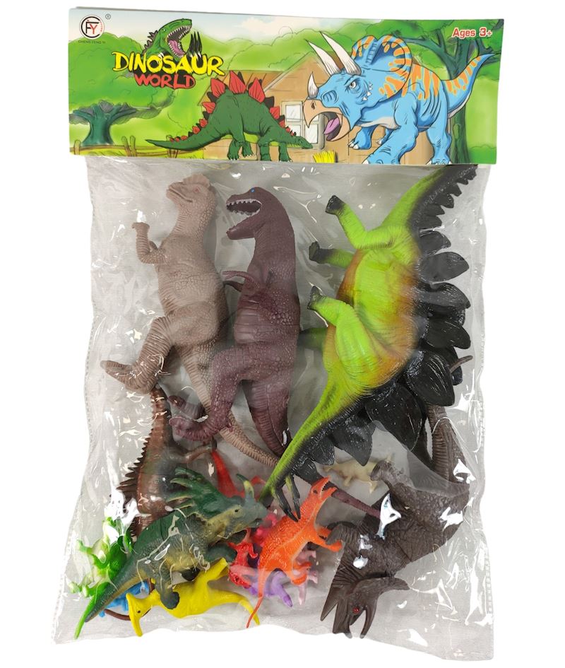 Spielset Dinosaurier PVC 