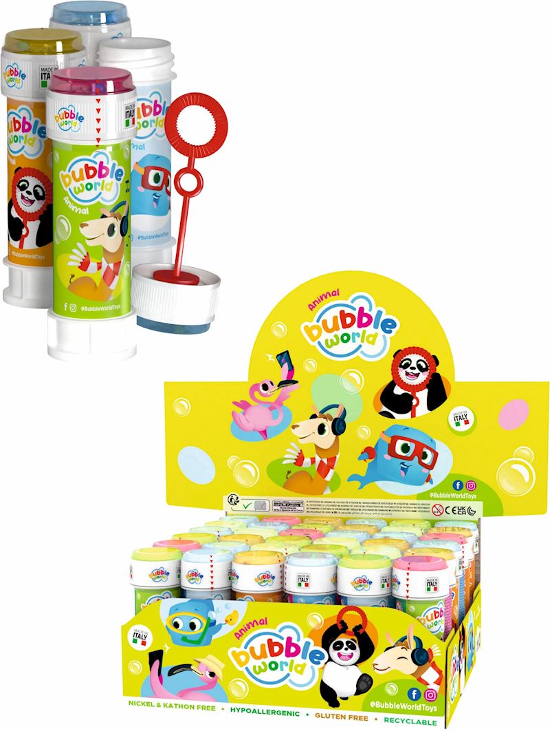 Seifenblasen Animal sort. 60 ml mit Geduldspiel