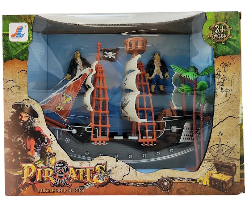 Spielset Piratenschiff 28x18 cm