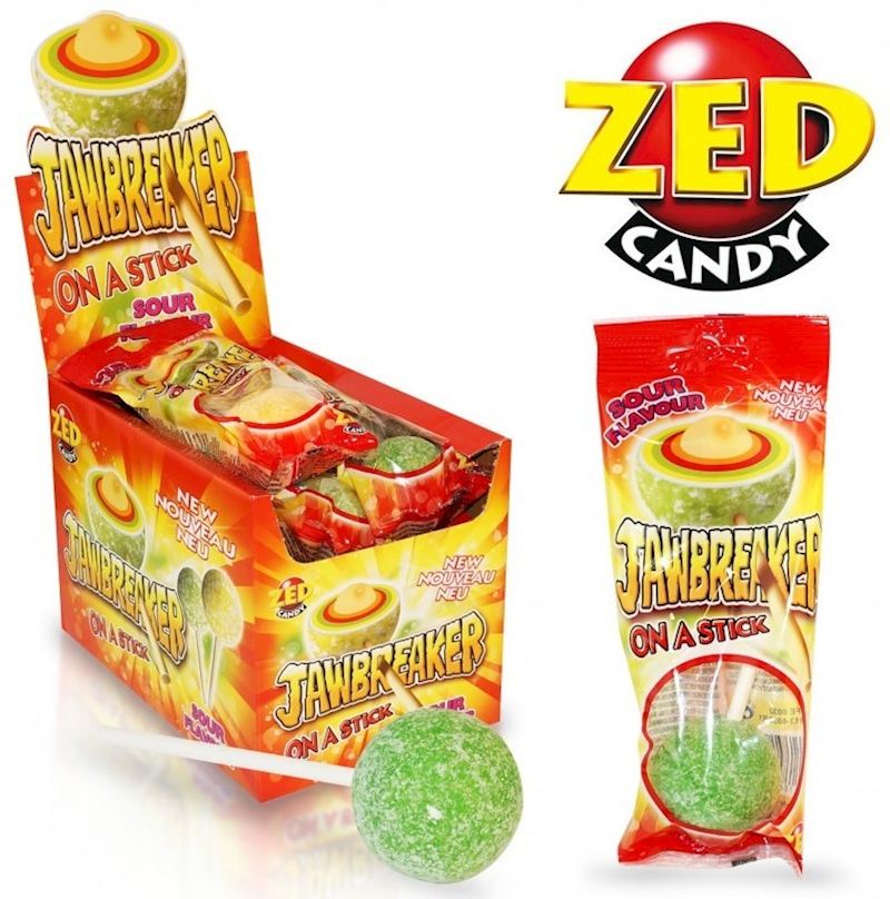 ZED Jawbreaker on a Stick Sour Flower 50 g 2 sort.