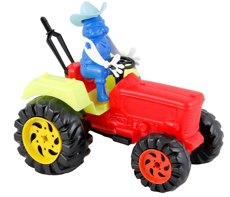 Stossfigur Traktor div. Farben mit Stab dünn ohne Bonbons