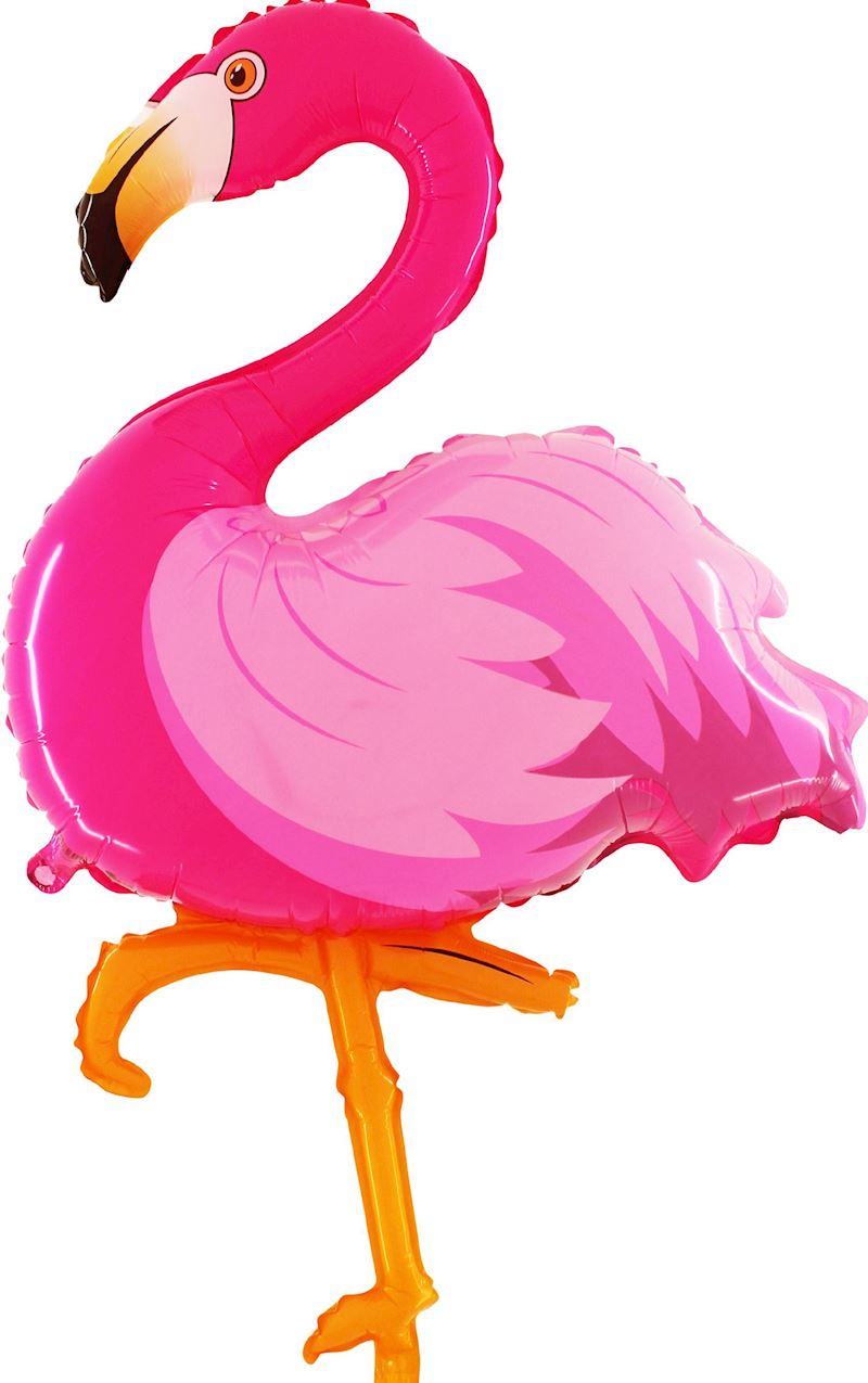 Folienballon offen Flamingo ca. 110 cm
