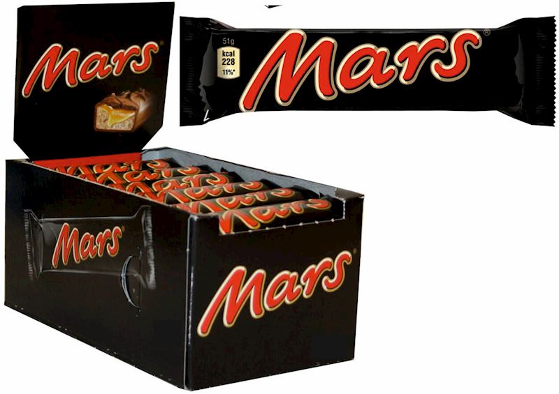 Mars Barre de chocolat 51 g 