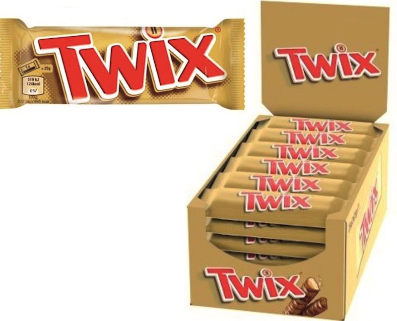 Twix Schokoladen Riegel 50 g kurze Mindesthaltbarkeit