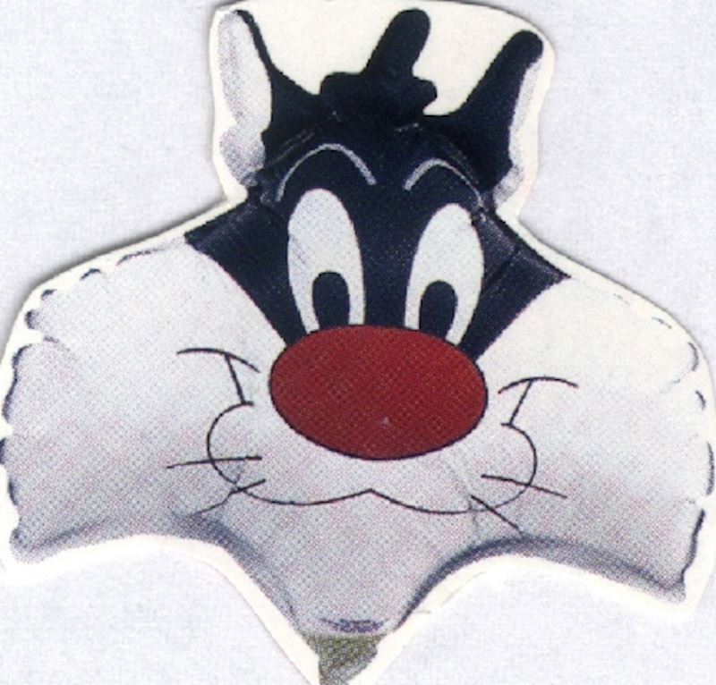 Folienballon offen Silvester Mini