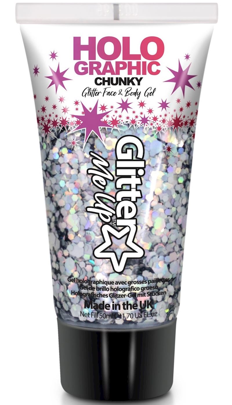 Glitter Gel 50ml Face & Body Intergalactic Makeup glitzernd