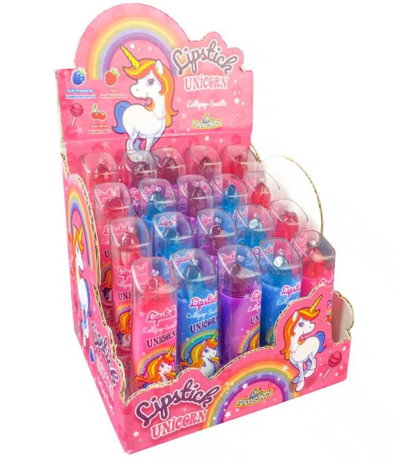 FunnyCandy Unicorn Lipstick 5 g 3 Aromen