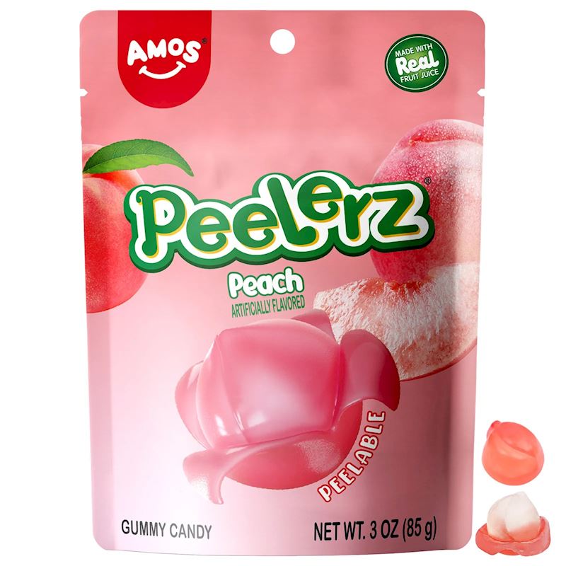 Peelerz Pfirsich 65 g Fruchtgummi mit Fruchtsaft