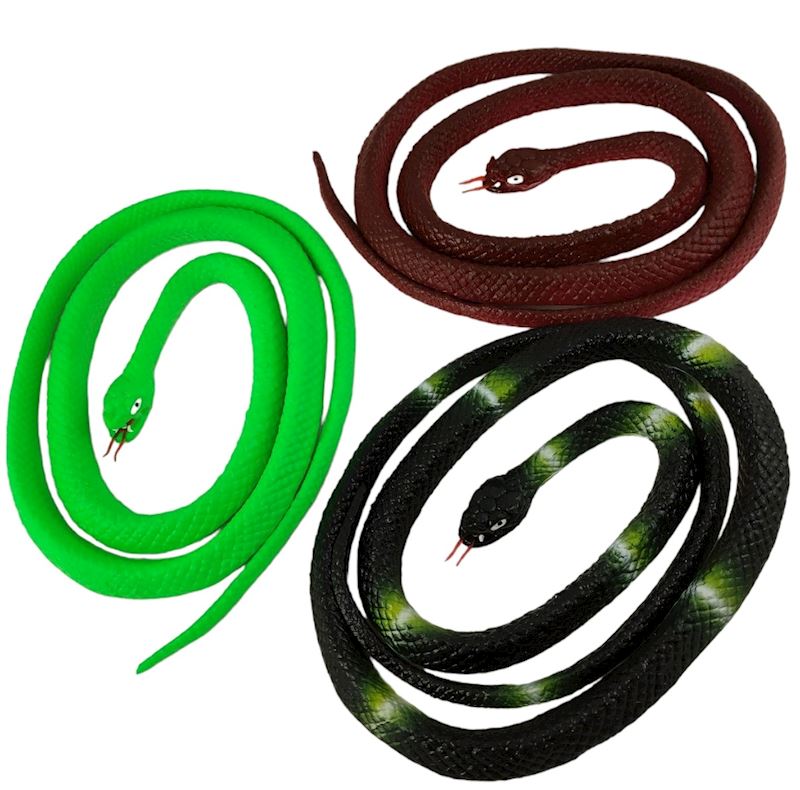 PVC Schlange 135 cm 3 Farben sort.