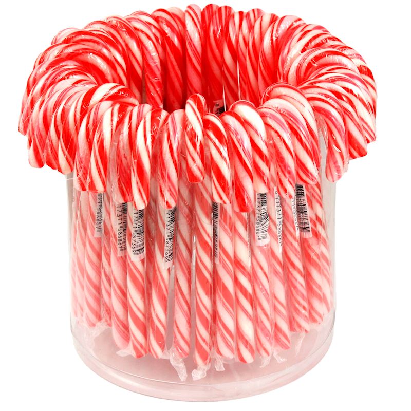 Candy Canes rouge/blanc 12g 