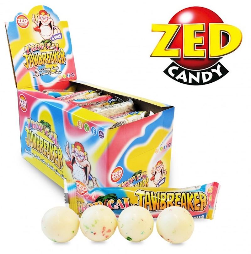 ZED Jawbreaker Tropical 4er Kaugummi 33 g