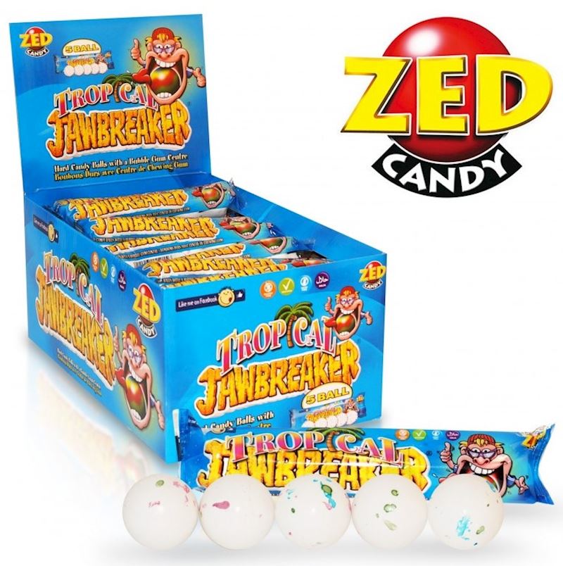 ZED Jawbreaker Tropical Chewing-gum 42 g