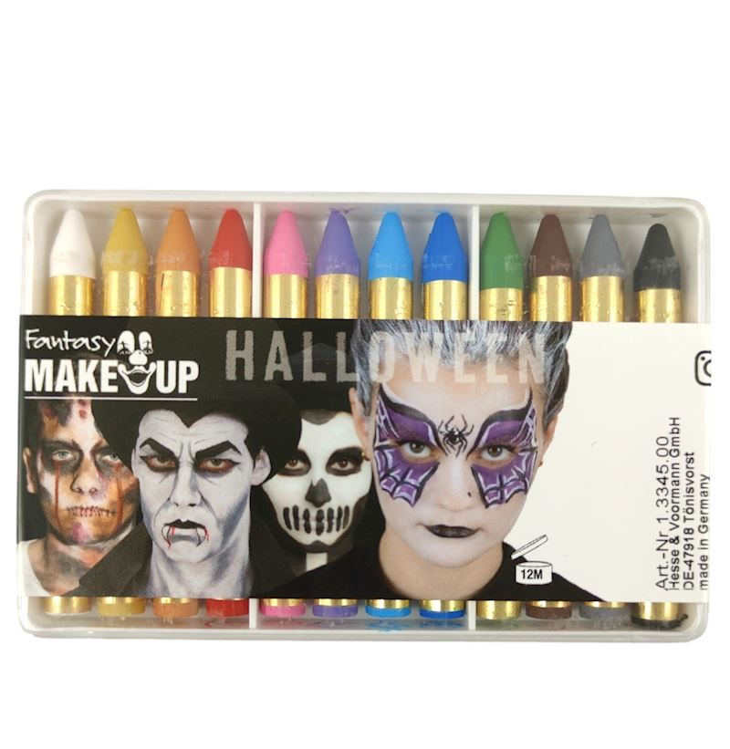 Schminkstifte 12 Stk. Theater Make-up Halloween