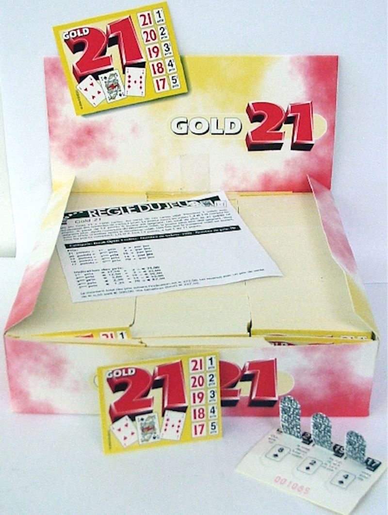 Los Spiel Gold 21 Französisch Aufreisslos 1000Stk.