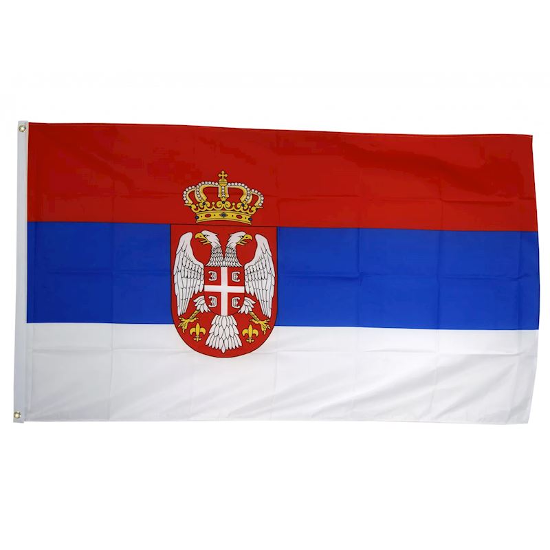 Flagge Serbien 90 cm x 150 cm mit Ösen