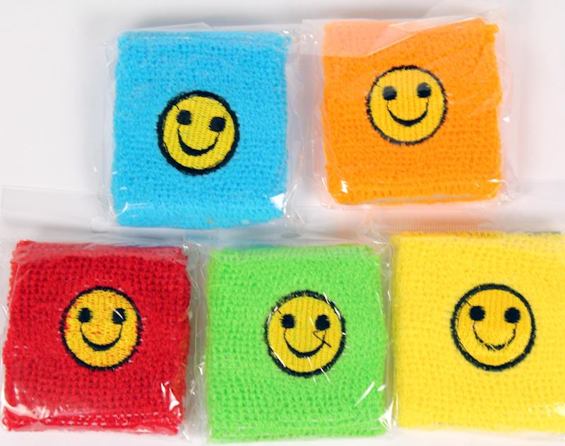 Schweissband Smiley 5 Farben 