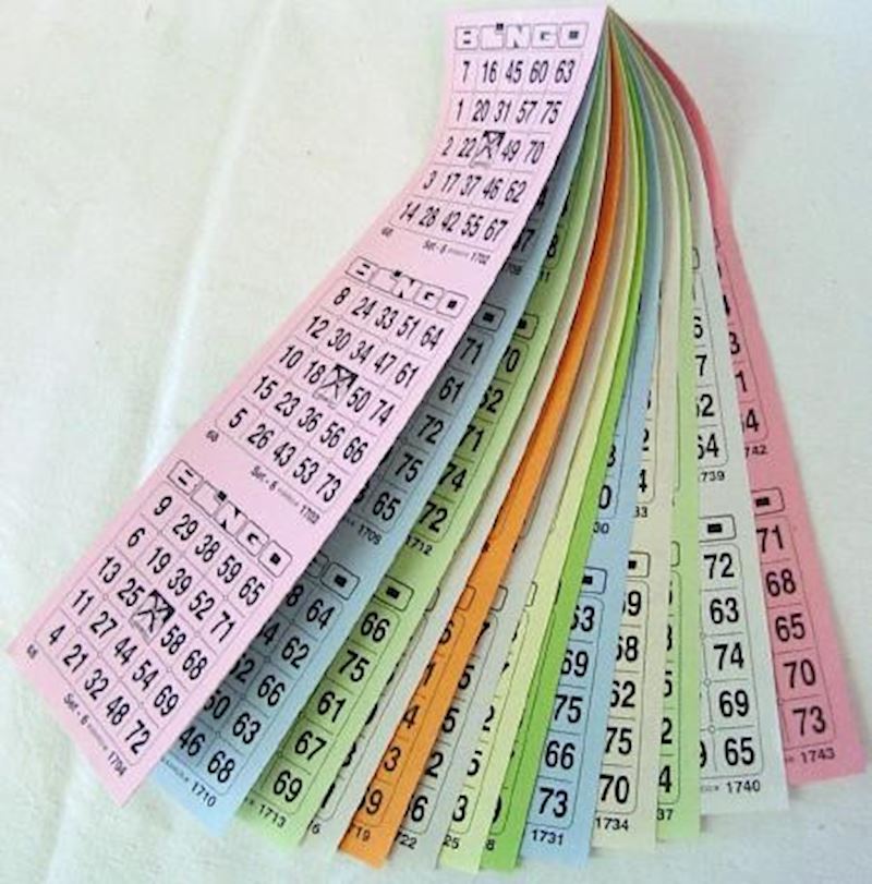 Bingo 75 Pack zu 50 Blöckli à 6 Felder