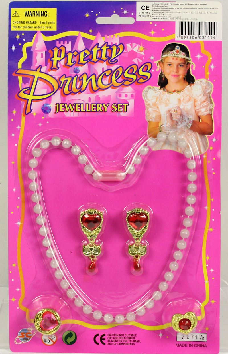 Set de beauté avec collier de perles et les bijoux
