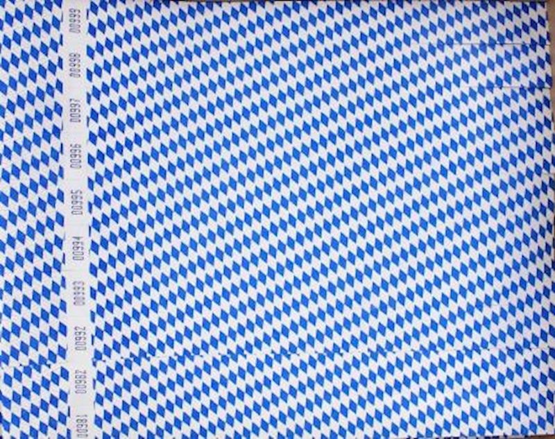 Bracelets de contrôle Bavaria blanc 1000 pcs.